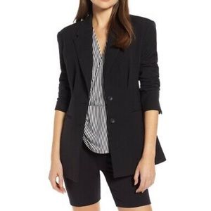 Something Navy Structured Blazer
